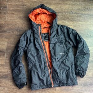 O'Neill Navy Jacket with Orange Lining